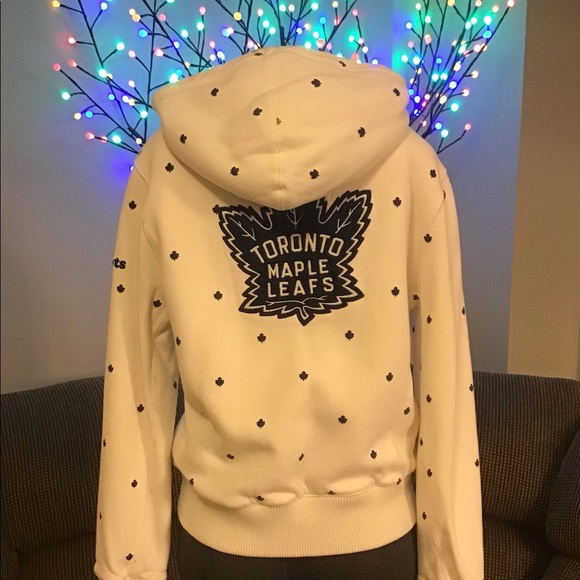 🧥 Roots Toronto Maple Leafs Coat Ladies Size M - Picture 6 of 14